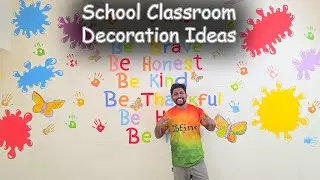 School Decoration Wall Painting | School Classroom Decoration Ideas | Bfine