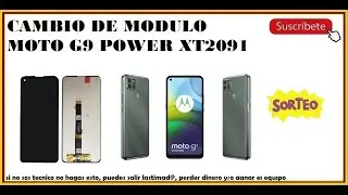 💟 Cambio de Modulo Moto G9 Power 👉 #sanmar 👈 desmontar y Cambiar la pantalla del #motorola xt2091