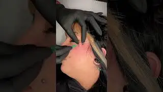 How is an anti-eyebrow piercing done? 👀