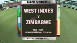 WI v Zim 1st ODI 2010 Highlights