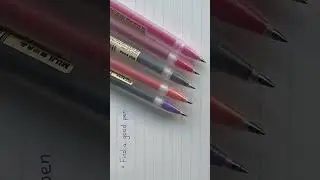 Muji gel pen #abcd #best pen #handwritingpractice #beautiful handwriting