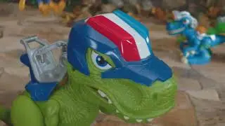 POLICISSAURO E DEMI DISTINTIVO CHOMP SQUAD