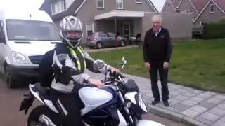 Verrassing voor mn ouders..! Ik heb mijn motorrijbewijs!!