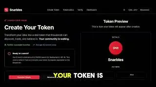 Snarbles: Multi-Chain No-Code Token Creator Platform