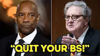 Denzel Washington Shuts Down Senator Kennedy in a Fiery Capitol Confrontation