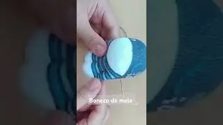 Boneco feito de Meia 😄&diams;️🧦 F&aacute;cil de fazer  #bonecasartesanais
