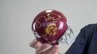 Matt Leinart Signed USC Trojans Mini Helmet - JSA & Leinart Holo