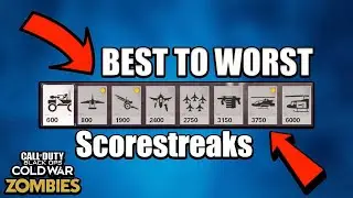 BEST to WORST Scorestreaks in Cold War Zombies!