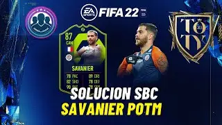 FIFA 22 SAVANIER 87 POTM SBC SOLUCION &iquest;RECOMENDABLE O EL HEADLINER?