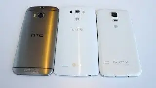 LG G3 vs Galaxy S5 vs HTC One M8: Quick Size Comparison | Pocketnow