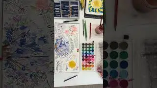 Been doing a lot more visual journaling lately!💌💫🎨 #painting #visualjournal #journaling #art