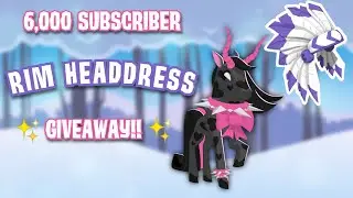 RIM HEADDRESS GIVEAWAY FOR 6,000 SUBSCRIBERS!!! *CLOSED*