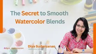 How to Paint Smooth Color Transitions in Watercolor | Easy Multi-Color Wash Technique for Beginners