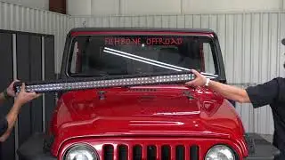 FB21057 TJ Light Bar Mount Installation