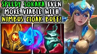 Speedy Soraka Even MORE Viable with Nimbus Cloak Buff! | Diamond Support | Patch 25.22