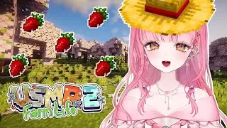 【VSMP 2: Farm Life】i show you my strawberry farm!!!!!! 🍓