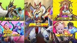 NEW COLLECTOR BAXIA, NEW COLLAB SKIN VEXANA, KAJA REVAMP & NEW PASSIVE, AURORA EPIC - Mobile Legends