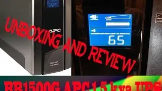 APC  BR-1500G UPS REVIEW///UNBOX IT AND DETAILS SHOWN//HUG LIFE\\\