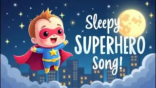 Amazing-Man Lullaby 🦸&zwj;♂️ | Sleepy Superhero Song for Kids | Soft Bedtime Music for Babies & Toddlers
