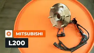 Comment changer les roulements de roue avant et capteurs ABS sur la MITSUBISHI L200 KA [TUTORIEL]