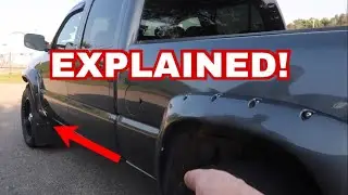 He fit 35 inch tires with no lift on his Duramax *The Stuffed GMC*
