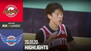 [HL] [2025-2026 KBL D리그🏀] SK vs 한국가스공사ㅣ26.01.20(화)ㅣ경희대학교 국제캠퍼스 선승관