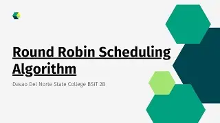 Round Robin Scheduling Algorithm