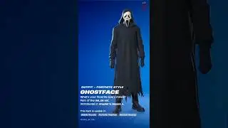Fortnite Ghostface Bundle SHOWCASE