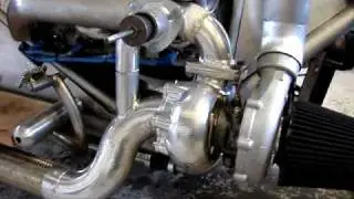 360 View - Custom built stainless steel trike v8 twin turbo.MPG