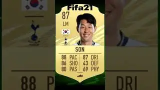 Heung Min Son Evolution #viral #fifa #football #fifacard #video #cards #Son #spurs #southkorea