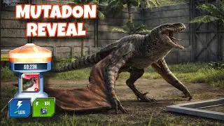Mutadon reveal 😱 Jurassic world the game