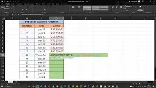 Predecir Valores Futuros con Excel