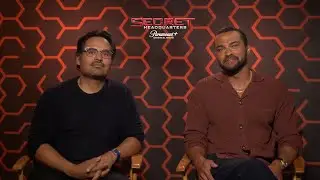 Secret Headquarters stars Michael Pe&ntilde;a & Jesse Williams talk supervillains, suiting up, and more