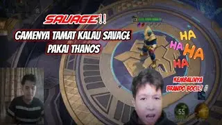 SAVAGE!! THANOS PENTA KILL DI MARVEL SUPER WAR?!