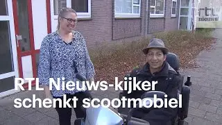 Robin krijgt scootmobiel van RTL Nieuws-kijker: 'Geweldig zeg'