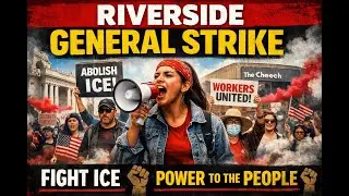 Riverside General Strike March | Peaceful Protest Against ICE | Courthouse to Cheech