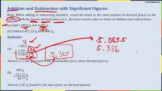 1.5 Mathematics with Significant Figures