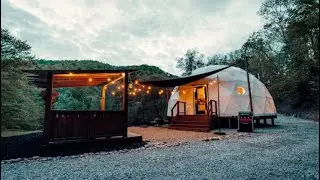 Amazing Luxury Glamping Dome near Chimney Rock