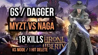 GS/Dagger POV  | 18 Kills | Boonstone War | Myzt vs Naga | Practice Game 1