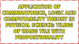 Tiling of Wang Tile with proportionality