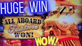 HUGE WIN On All Board Slot Machine