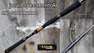 custom rod, joran casting laut spesial tenggiri, super ringan! titanium ring guide. Seasoldier 15-30