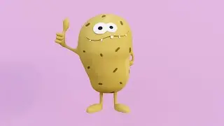 Modeling a potato character - Blender Tutorial