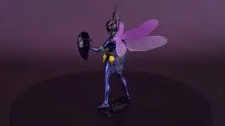 Boss Fight Studio Vitruvian H.A.C.K.S. Faerie Warrior Winged Terror Figure @TheReviewSpot