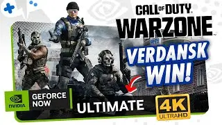 Call of Duty WARZONE on GeForce Now ULTIMATE | Verdansk WIN!