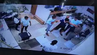 Flat owner,who went to complain about water shortage,was beatenup maintenance staff 