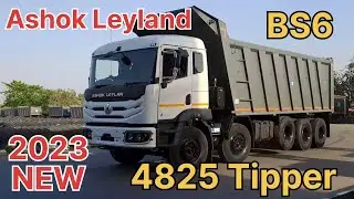 2023 Ashok Leyland 4825 Tipper Truck //review //AVTR 10X4  //BS6 truck