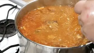 DELICIOUS Sour Cabbage Soup - very traditional Christmas food in Slovakia