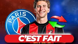 Mercato 🔥 Illya Zabarnyi au PSG pour 66 M€ ✅✍️