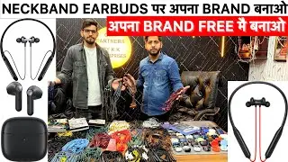 Neckband Earbuds Earphones Factory Price |  mobile accessories wholesale market in delhi